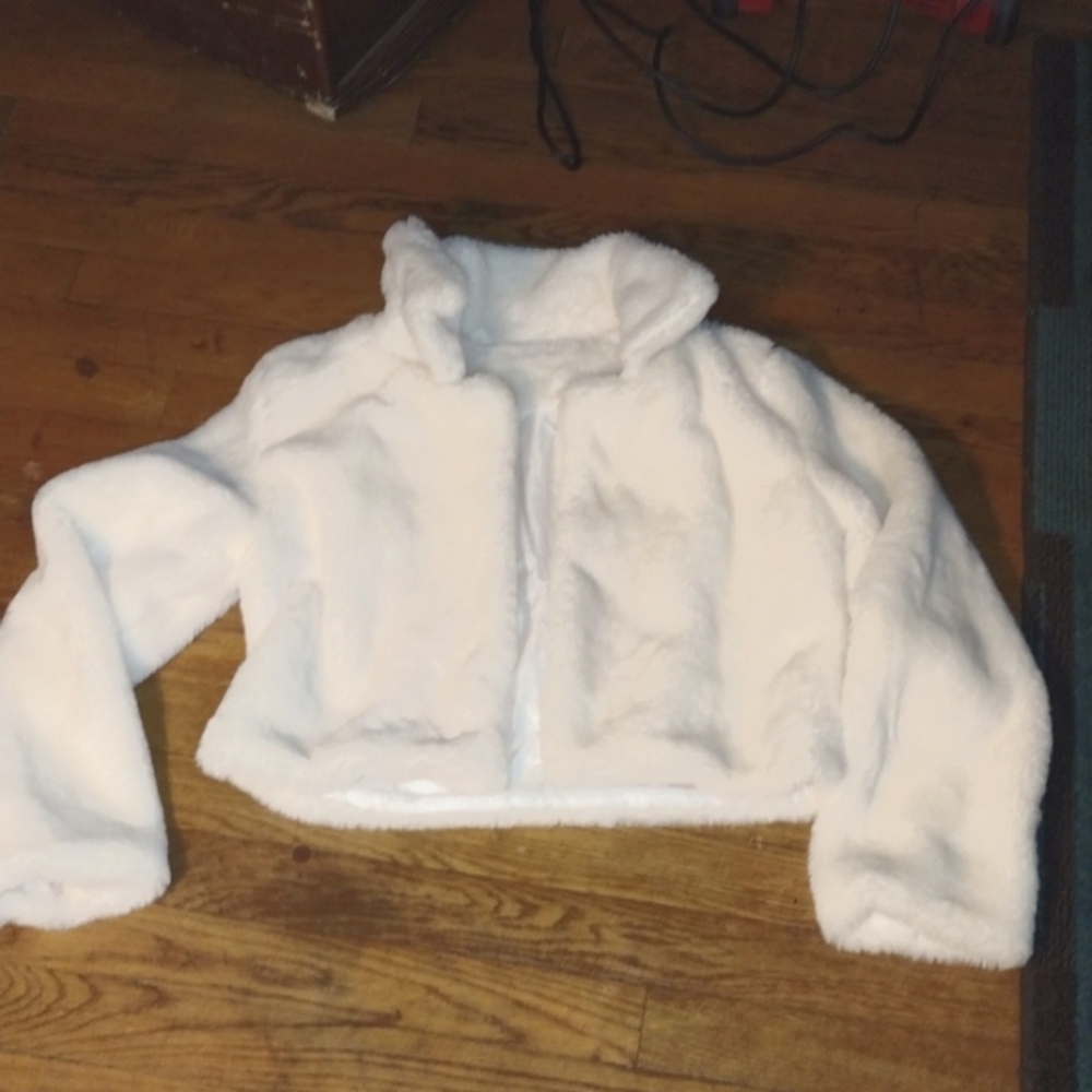 Soft fuzzy coat or little jacket